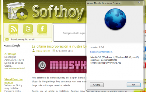 Disponible la primera preview de Firefox 4.0