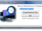 Crea puntos de restauración del sistema en Windows 7 y Vista con sólo dos clics gracias a Quick Restore Maker