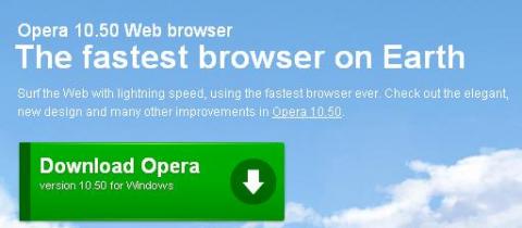 La versión final de Opera 10.50 disponible ya para Windows