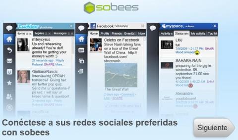 Nueva actualización de Sobees, incluye búsquedas en tiempo real