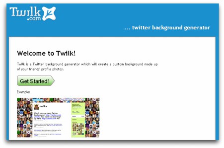 Twilk, personaliza el fondo de tu perfil Twitter