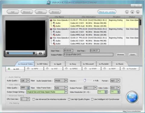 WinX HD Video Converter Deluxe disponible en descarga gratuita, pero sólo por unos días