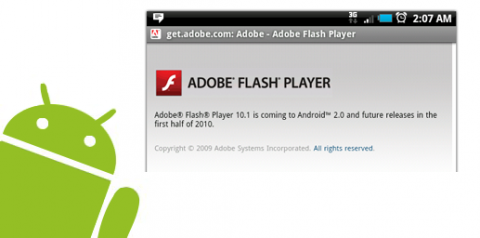 Google confirma que Android 2.2 soportará Flash