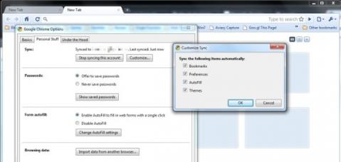 La última versión de desarrollo de Google Chrome incluye sincronización de temas y soporte al Aero Peek de Windows 7
