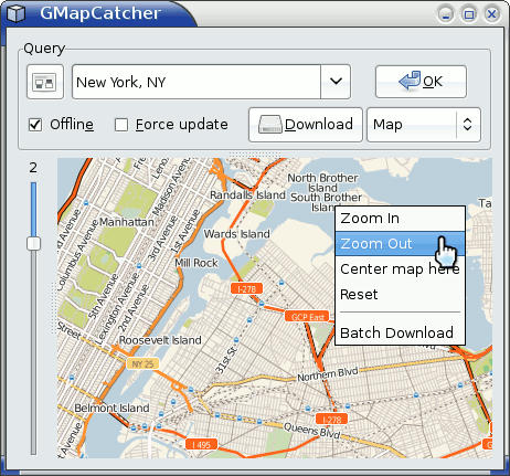 GMapCatcher, para utilizar Google Maps offline