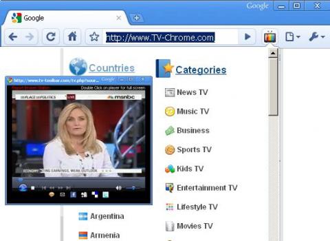 TV Chrome, la tele en tu navegador