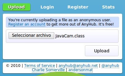 AnyHub, para compartir grandes archivos