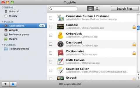 TrashMe: desinstalador de aplicaciones para Mac OS X