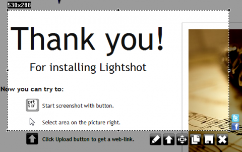 Lightshot, o cómo tomar rápidamente capturas de pantalla