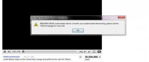 Hackean Youtube, el objetivo fue Justin Bieber