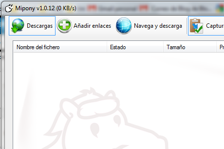 MiPony, interesante gestor de descargas para Windows