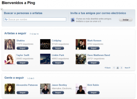 Probando Ping, la nueva ¿maravilla? de Apple