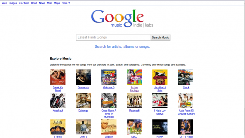Google Music disponible en India a través de Labs