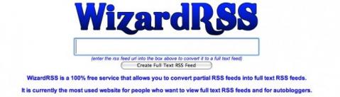Convierte los feeds parciales en completos con WizardRSS