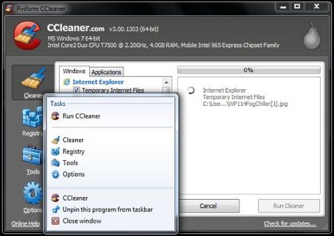 CCleaner sufre una pequeña actualización y añade soporte para Adobe Reader X y más