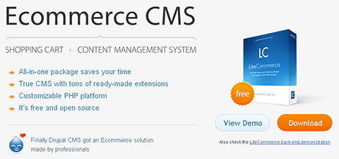 LiteCommerce solución e-commerce que se integra con Drupal