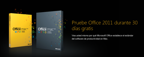 Prueba Office para Mac 2011 durante 30 días gratis