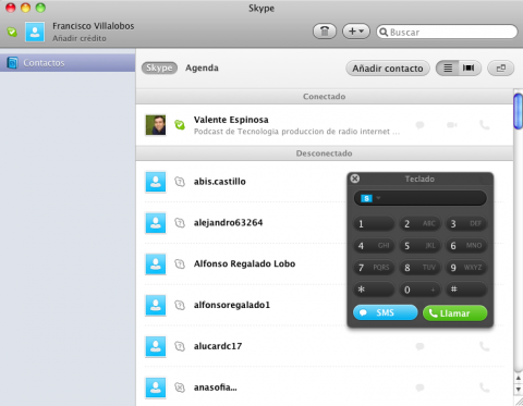 Disponible Skype 5.1 para Mac OS X