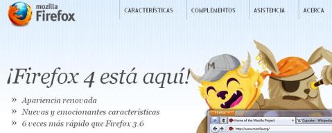 Firefox 4 presenta números de récord en su estreno