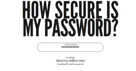 Comprueba la seguridad de tu contraseña con How Secure Is My Password