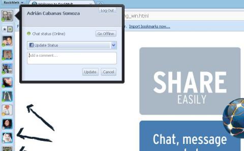 RockMelt, el nuevo navegador integrado con Facebook, entra en fase de beta pública