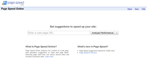 Page Speed estrena versión online