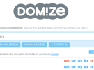 Busca dominios libres con Domize
