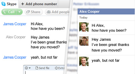 Skype 5.5 ahora está más integrado a Facebook