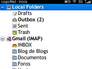 LogicMail, un cliente de correo libre para BlackBerry
