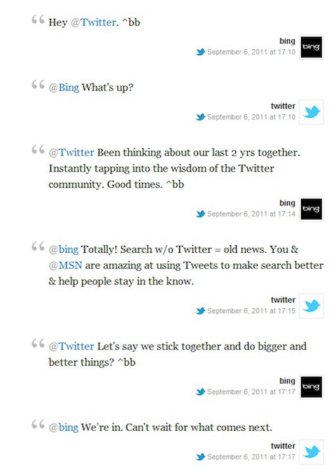 Twitter y Bing renuevan su acuerdo para las búsquedas a tiempo real