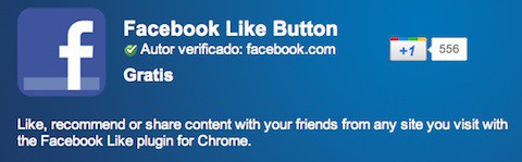 Facebook lanza el botón «Me gusta» para Google Chrome