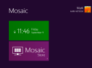 Mosaic Desktop: tema que pretende traer la apariencia de Windows 8 al escritorio