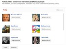 Google+ lanza la lista de usuarios recomendados
