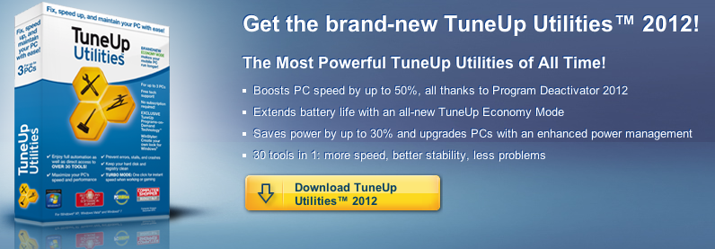 Ya se encuentra disponible TuneUp Utilities 2012