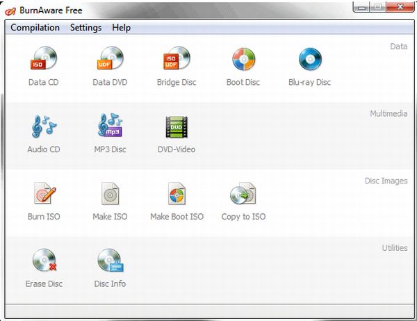 BurnAware Free 4.0: alternativa gratuita al Nero