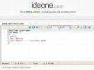 Ideone: compila y ejecuta código en más de 40 lenguajes, todo en línea