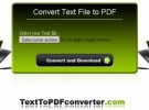 Convierte en línea cualquier tipo de texto en PDF