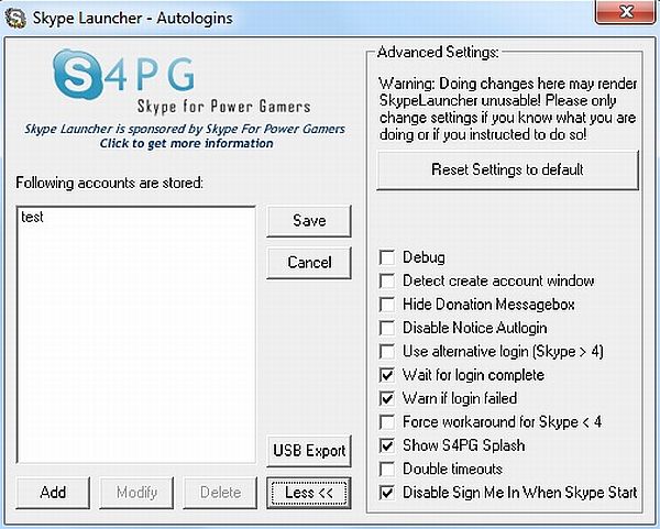 Skype Launcher te permite usar varias cuentas de Skype en una misma sesión