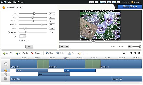 Filelab Video Editor: edita vídeos en el mismo navegador