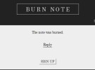 Burn Note y sus mensajes autodestructivos
