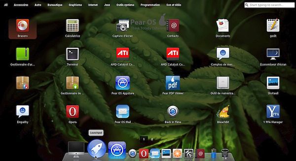 Pear OS: MacOS X en Linux