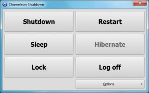 Chameleon Shutdown, automatiza el apagado del ordenador