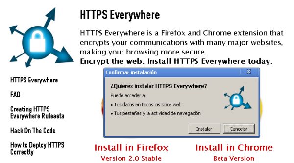 HTTPS Everywhere: como proteger aún más la seguridad en nuestra navegación