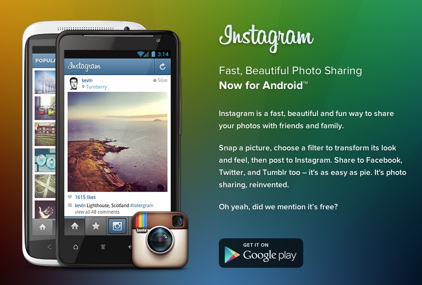 Instagram para Android ya está disponible