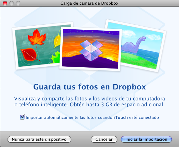 Disponible Dropbox 1.4