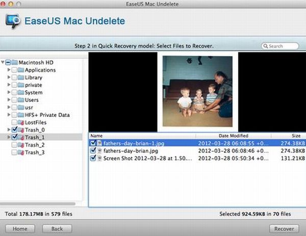 EaseUS Mac Undelete 5.5.1: recupera archivos y directorios borrados en MacOS X