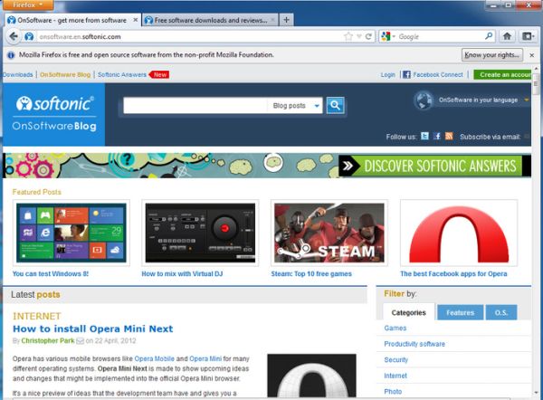 Firefox 12 ya disponible