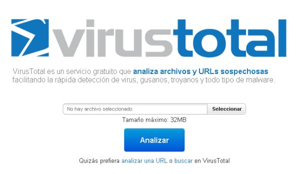 Virustotal y Metascan, dos alternativas de antivirus para archivos individuales o URL