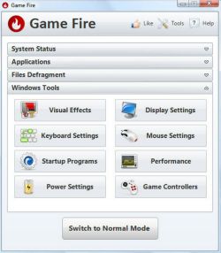 Game Fire es otro booster para juegos en Windows