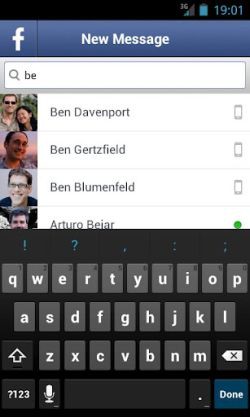 Facebook Messenger y nueva versión para Android e iPhone